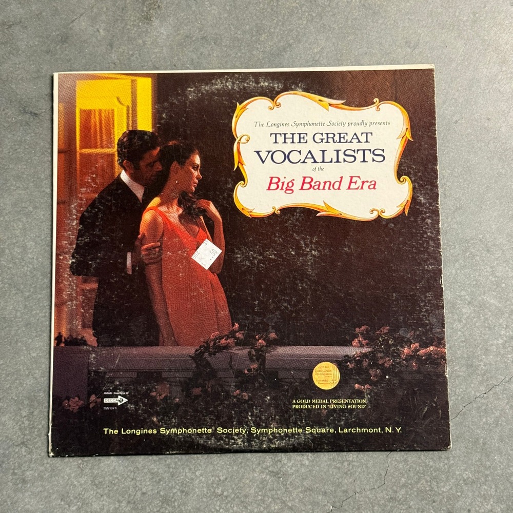 Great Vocalists of the Big Band Era Vinyl LP Longines Symphonette SY 5207 Stereo